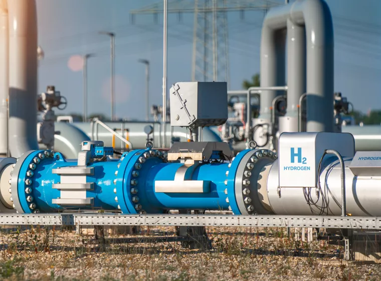 Hydrogen renewable energy production pipeline